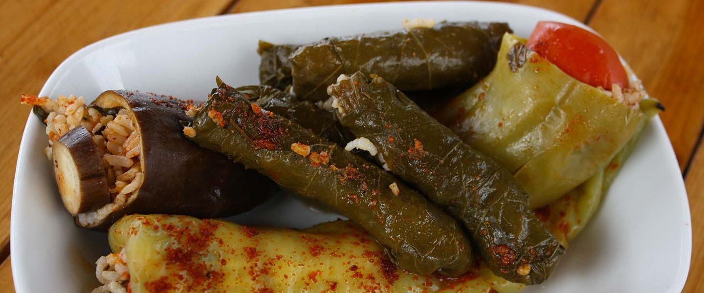 Turkish Meze - Stuffed Vegetables